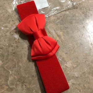 Beautiful red dressy belt